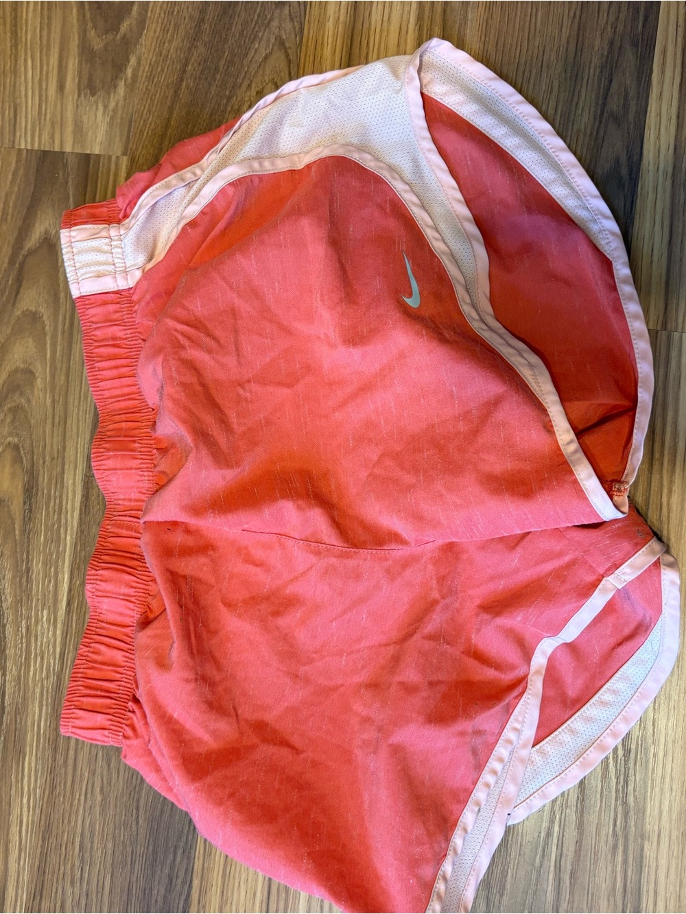 Nike Coral/Pink Athletic Running Shorts